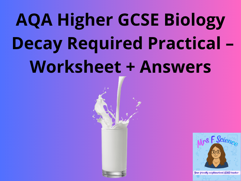 AQA GCSE Biology Decay Practical – Temperature & Decay