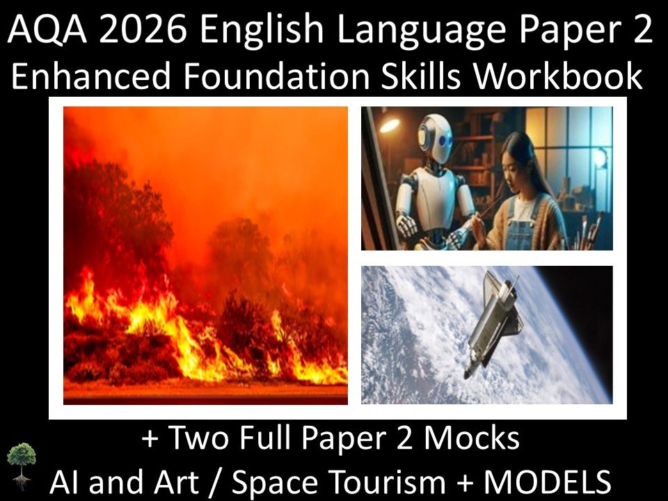 AQA 2026 English Language Paper 2 : Enhanced  Foundation Skills Workbook + MODELS