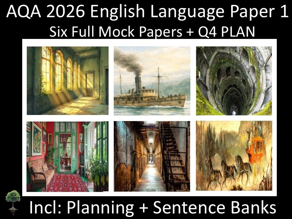 Six  AQA 2026 English Language Paper 1  Mocks | Q4 Plan