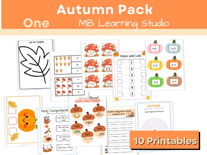 Autumn Activity Pack One – Seasonal Learning for Early Years