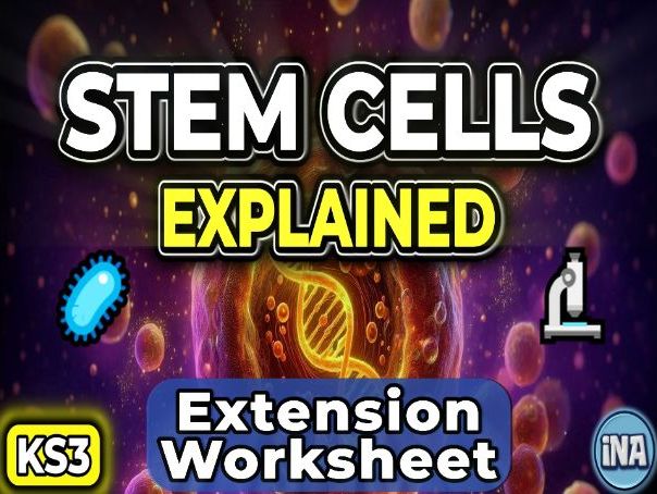 Stem Cells in Animals - KS3 Biology Extension Pack