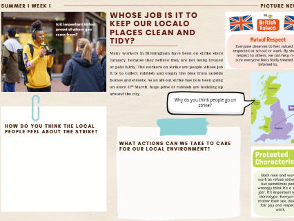 Picture News weekly recording sheet TEMPLATE