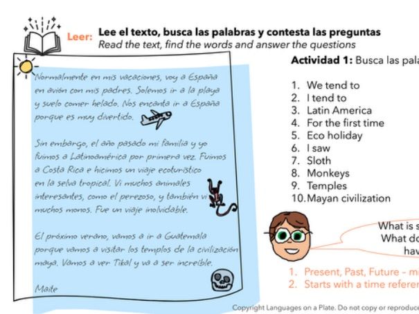 ¿Qué hiciste en Latinoamérica? - Past Trip to Latin America - Preterite Holidays in Spanish