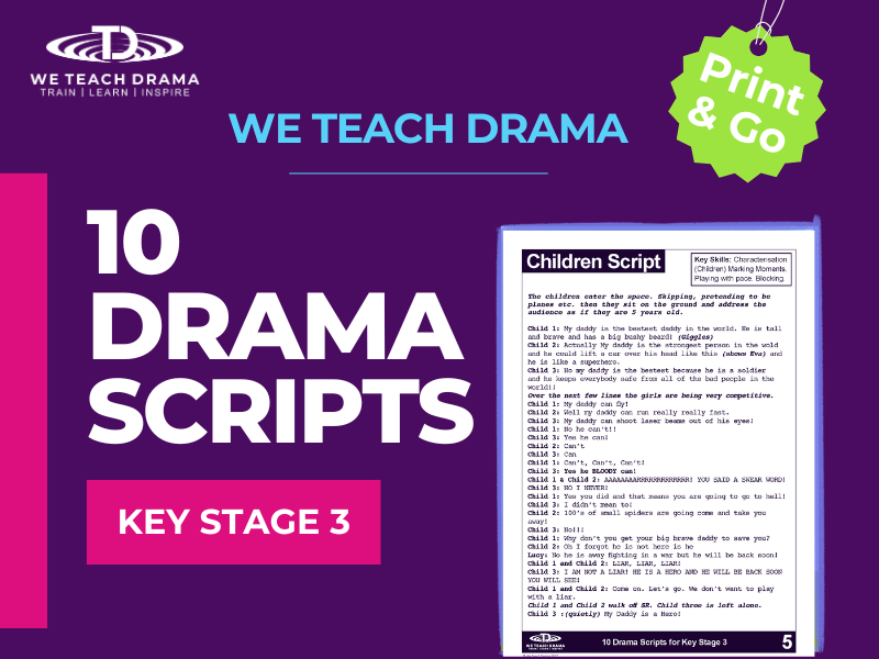 Drama Scripts KS3 | 10 Short Plays with Worksheets and Lesson Ideas