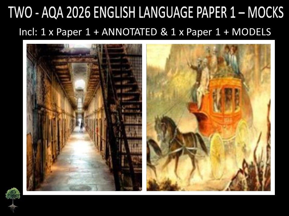 TWO - AQA PAPER 1 | 2026 FULL MOCKS | + ANNOTATED + MODELS