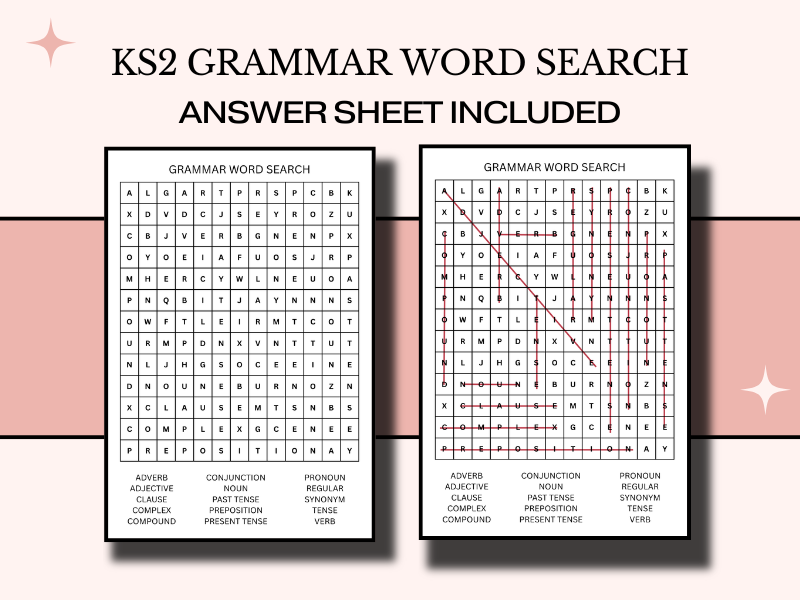 KS2 Grammar Word Search | Fun SPaG Activity