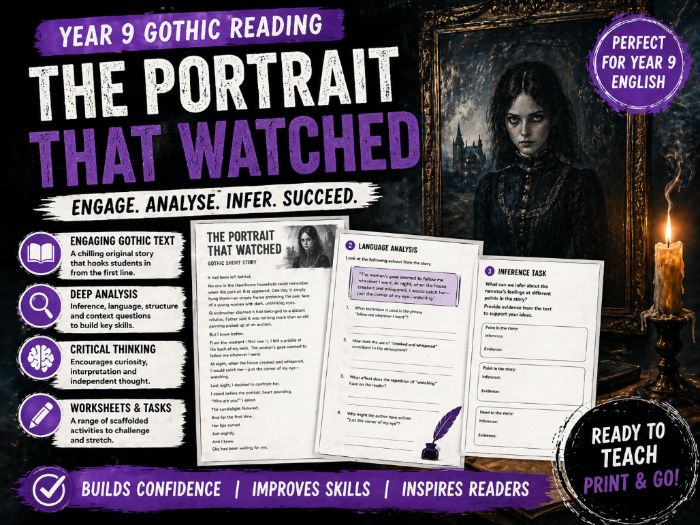 KS3 Gothic Reading - The Portrait That Watched