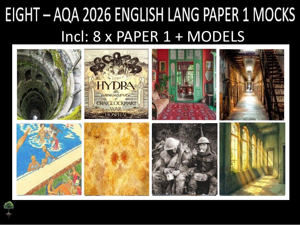 EIGHT - AQA PAPER 1 | 2026 FULL MOCKS | MODELS