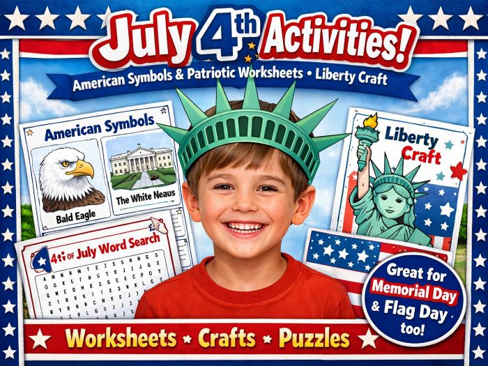 July 4th & Patriotic Activities K-1