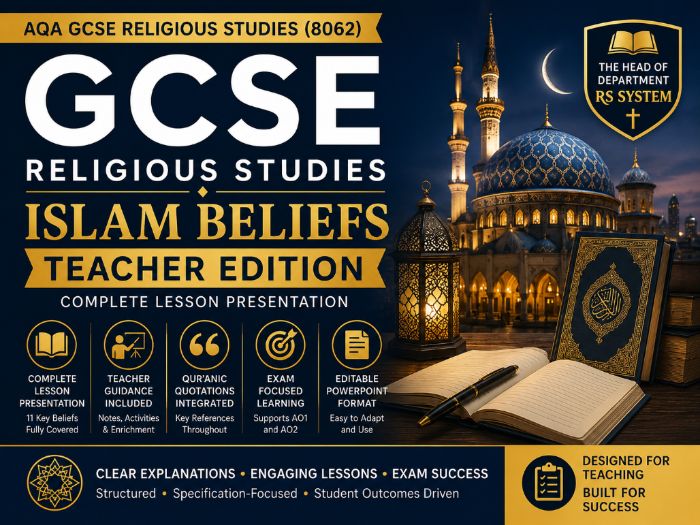 GCSE Religious Studies Islam Beliefs Teacher Edition |AQA Specification A (8062) Lesson Presentation