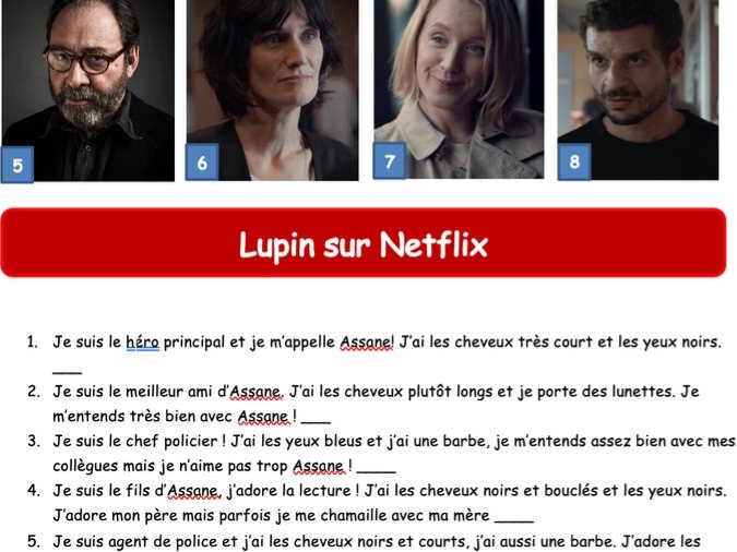 Lupin - Episode 1 | Teaching Resources