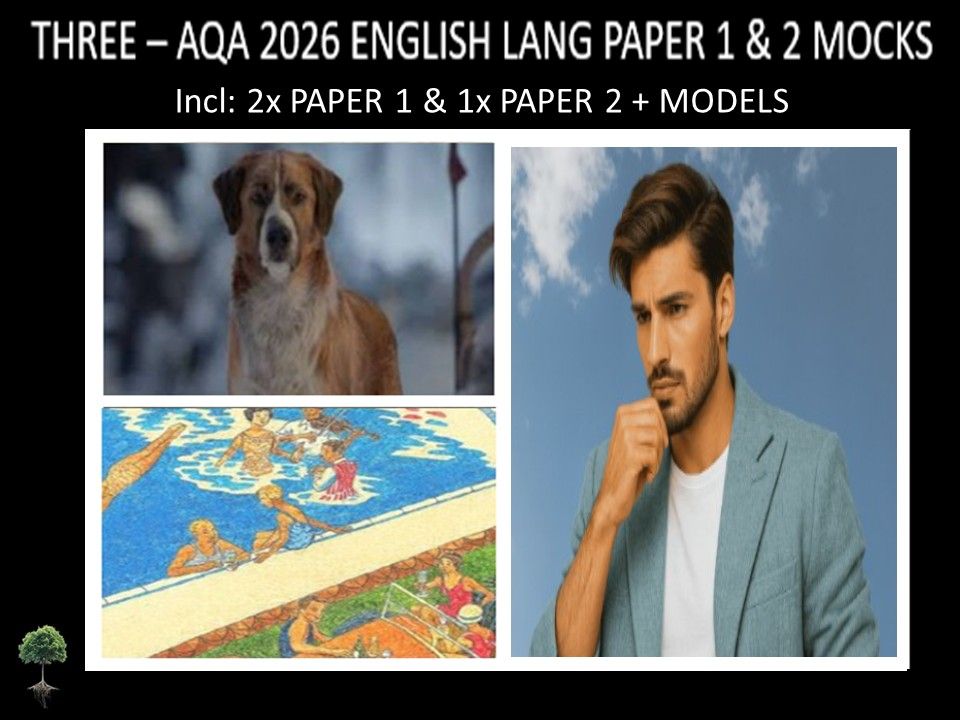 THREE - AQA PAPER 1 & 2 | 2026 FULL MOCKS | MODELS