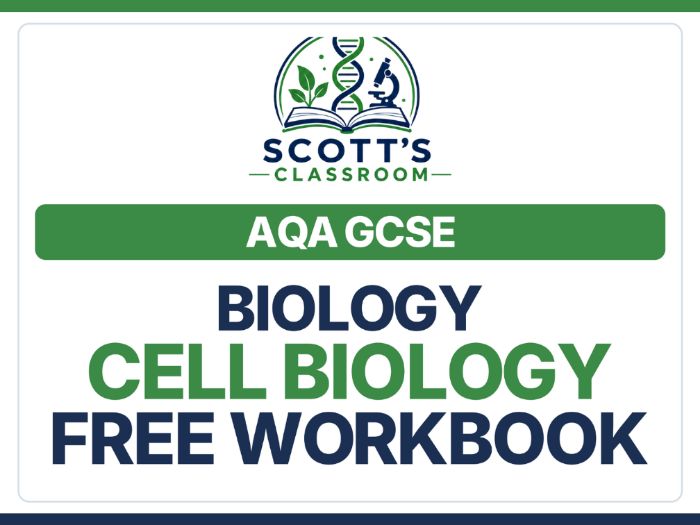 FREE AQA GCSE Biology Cell Biology Workbook