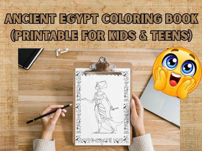 Ancient Egypt Coloring Book