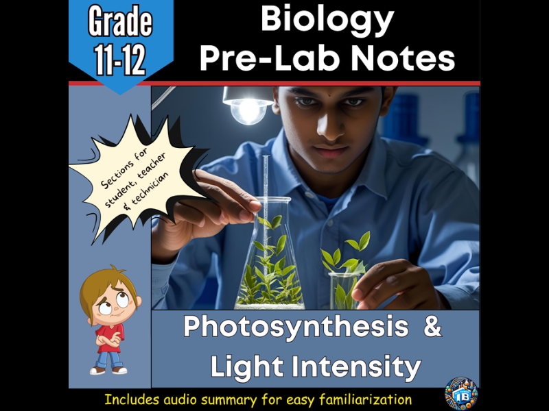 IB DP Biology Photosynthesis Light Energy and Reaction Rate Lab Notes 2026