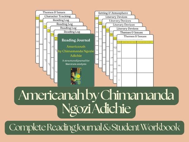 Americanah by Chimamanda Ngozi Adichie – Complete Reading Journal & Study Guide