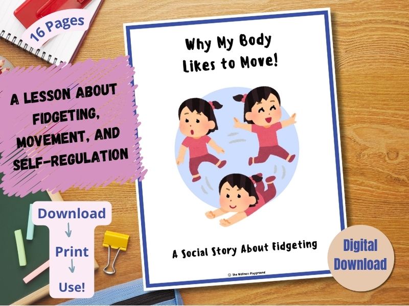 ADHD Social Story about Fidgeting | Self-Regulation Lesson