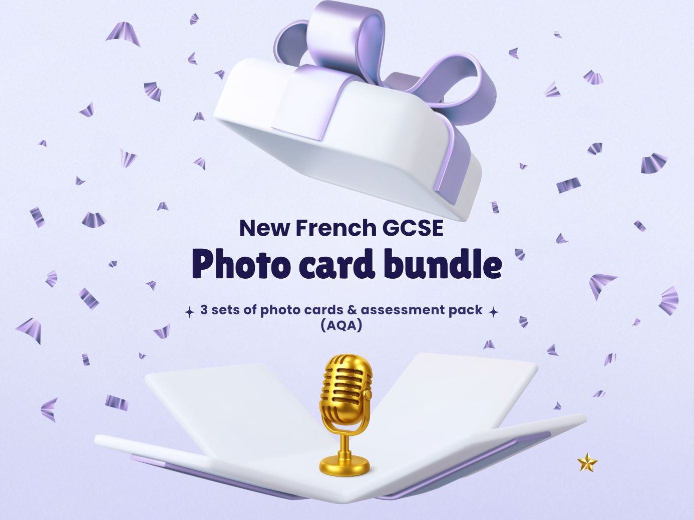 Photo cards bundle – French GCSE speaking (AQA)