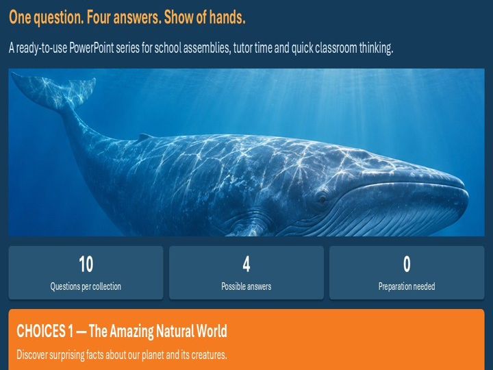 Amazing Animals and Nature Quiz – 10 Surprising Questions | KS2–KS3 PowerPoint