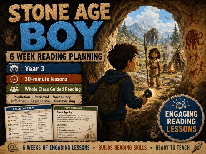 Stone Age Boy - Reading Planning - LKS2