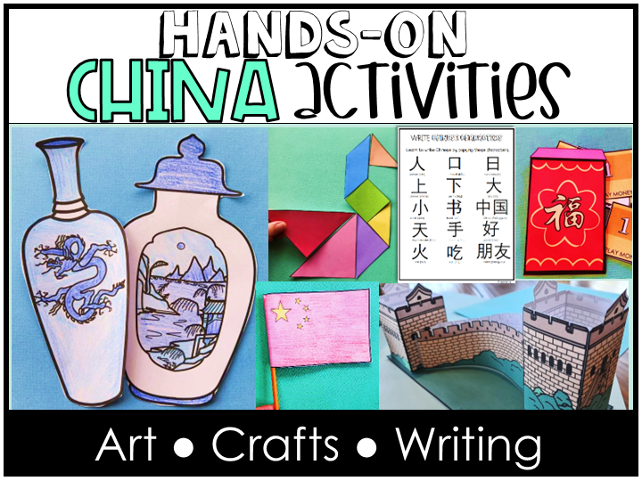 Hands-on China Activities Pack Chinese Culture Art Crafts Great Wall of China