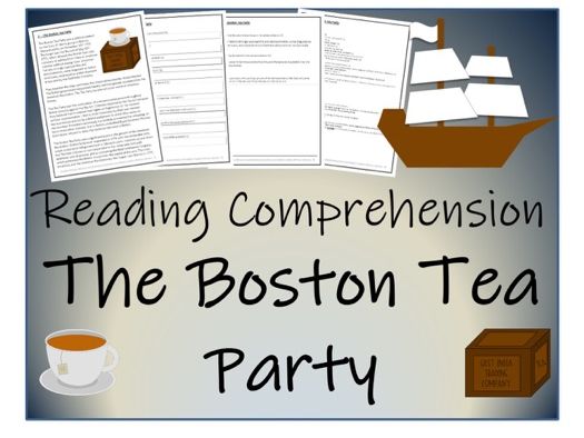 UKS2 History - The Boston Tea Party Reading Comprehension | Teaching ...