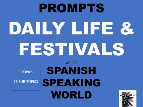BILINGUAL WRITING PROMPTS: FESTIVALS AND DAILY LIFE