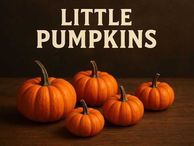 5 Little Pumpkins Poster