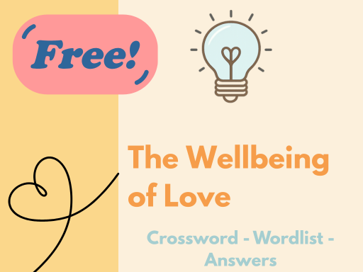 The Wellbeing of Love – Free PSHE & Tutor Time Crossword