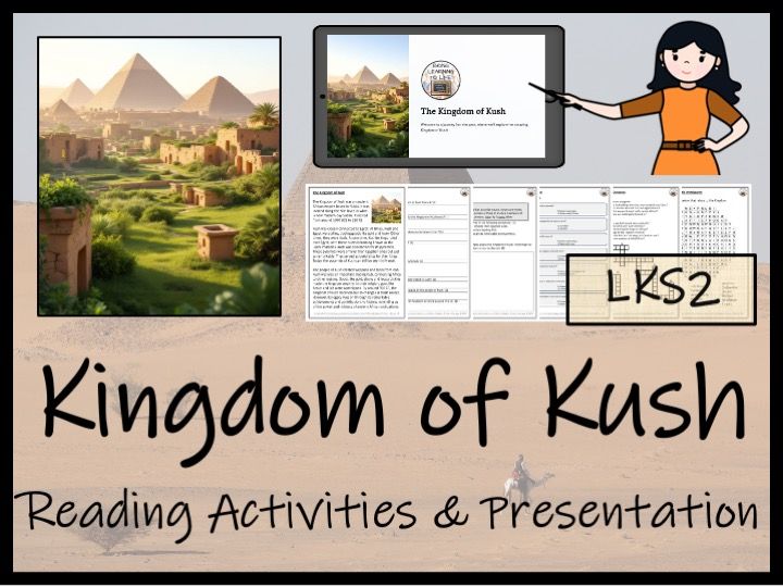 Kingdom of Kush Reading Comprehension Activities | Year 3 or Year 4