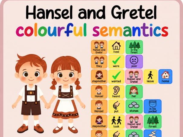 Hansel and Gretel- Colourful semantics
