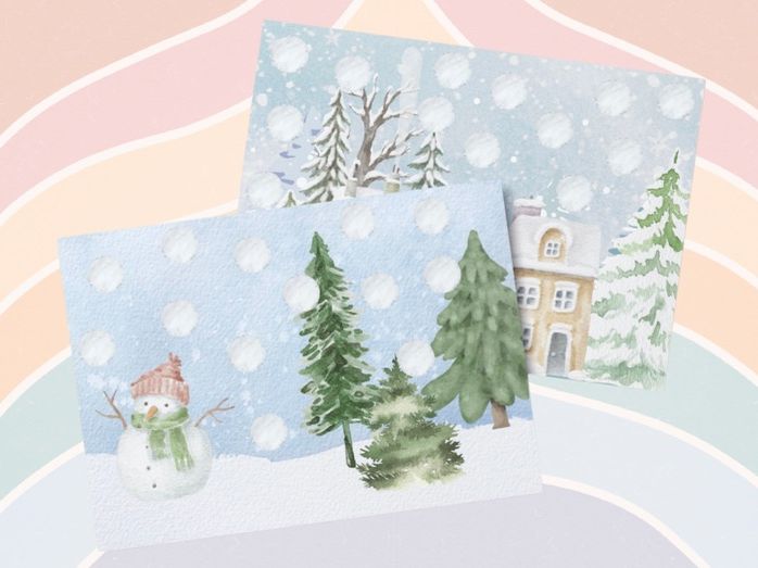 Winter Funky Fingers