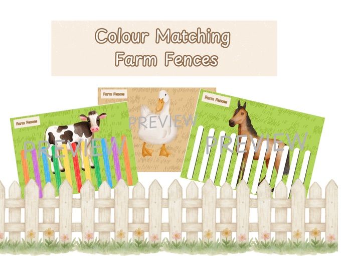 Colour Matching Farm Fences