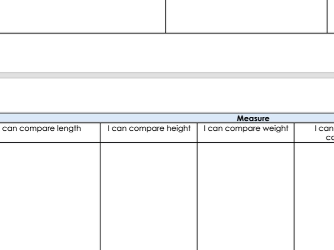 Strong foundations- shape, space and measure