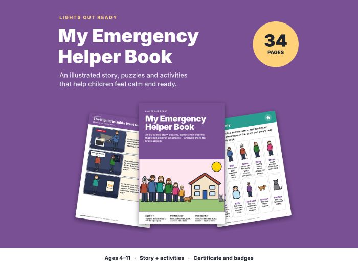 Emergency Helper Book: 999 and Fire Safety