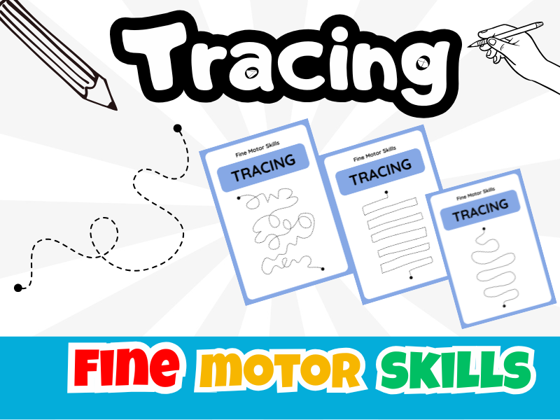 Tracing Practice Lines: Essential Fine Motor Skills Worksheets Writing Development