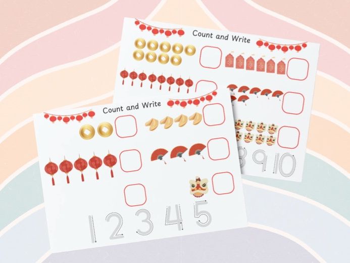 Chinese/Lunar New Year Count & Write