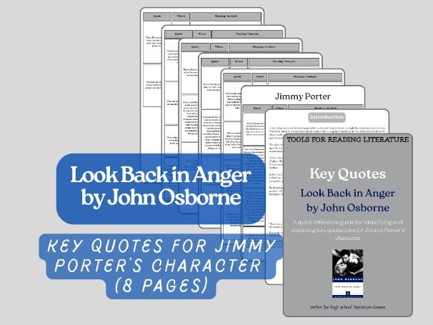 Look Back in Anger: Jimmy Porter – The Ultimate Character Quote Bank