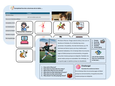 Hobbies & Opinions (Spanish) – Ready-to-teach