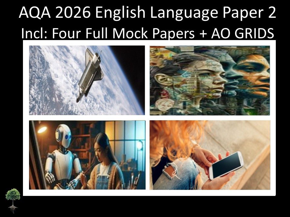 Four AQA 2026 English Language Paper 2 Mocks | AO GRIDS