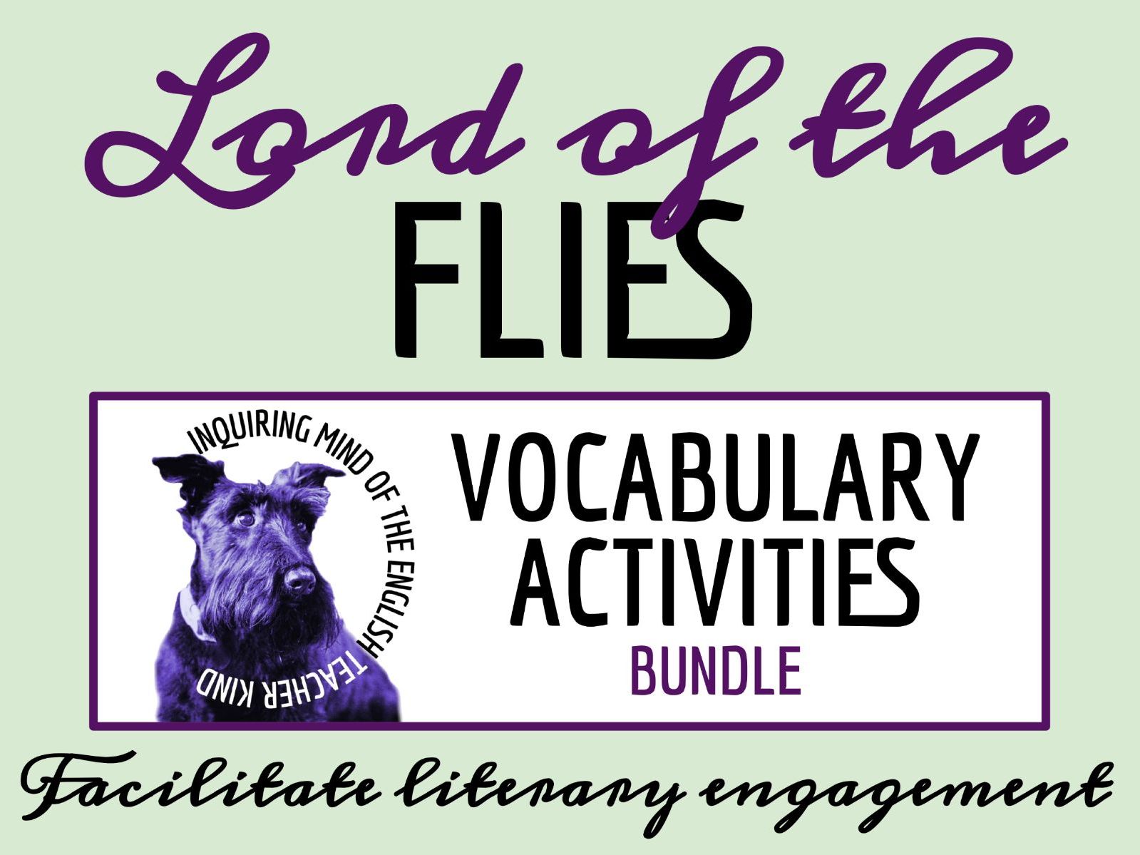 Lord of the Flies Vocabulary Activities | Crossword Puzzles | Word Search Games