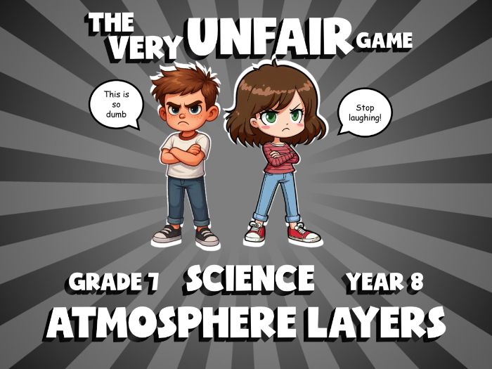 Atmosphere Layers VERY UNFAIR GAME | No-Prep Year 8 Science Review Activity
