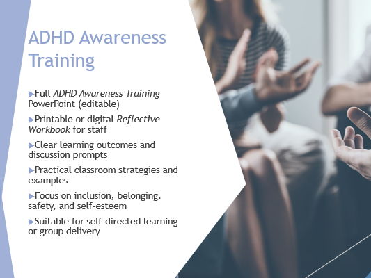 ADHD Awareness CPD Training & Workbook