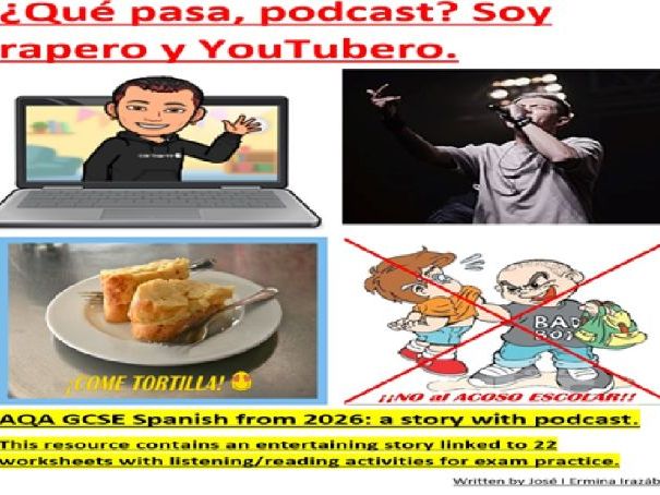 AQA GCSE Spanish 2026: a story with podcast