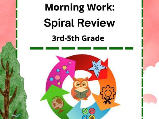 Homeschool Made Simple: Morning Work & Spiral Review | Grades 3–5