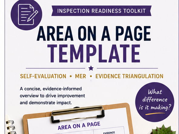 Inspection ready 'area on a page'