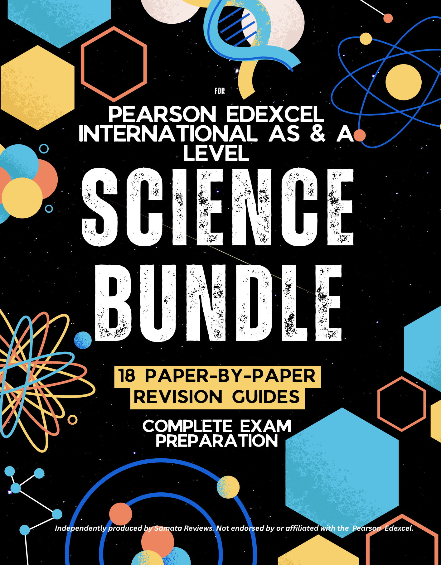 Pearson Edexcel IAL Sciences Mega Bundle — Physics, Chemistry, Biology - 18 Master Revision Guides in one bundle