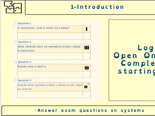 GCSE Electronics – Control Circuits Lesson two (Microcontrollers, Flowcharts & Servo Control)