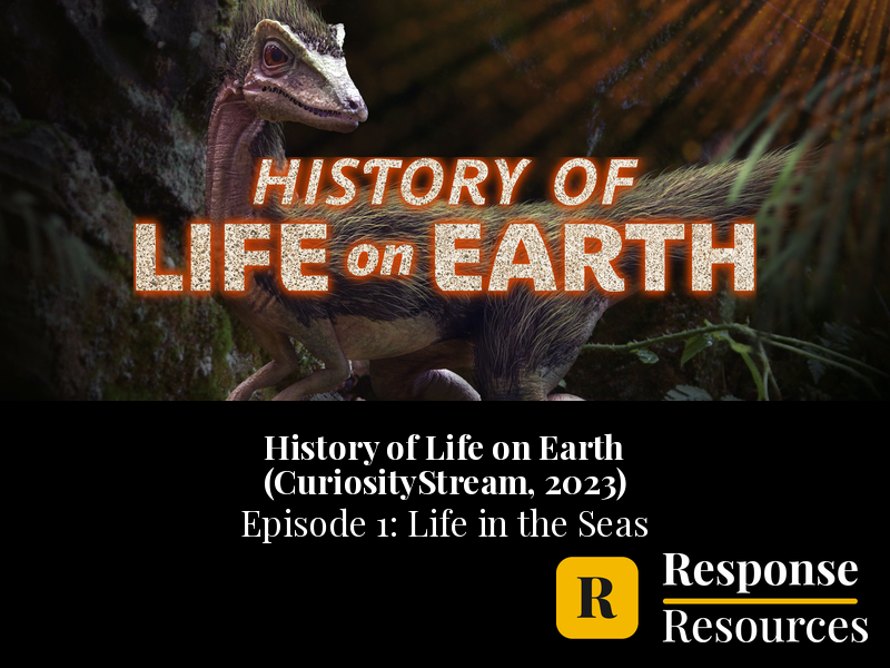 History of Life on Earth Ep 1 Life in the Seas Video Worksheet + Google Forms