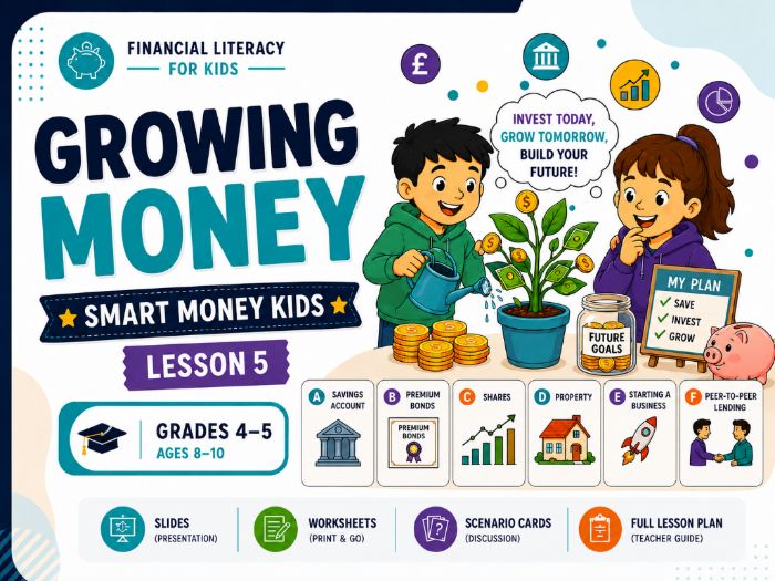 Growing Money | Financial Literacy Lesson 5 | Years 4–5